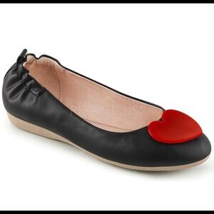 Pin Up Couture Olive-05 Flats (Valentine)